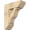 Ekena Millwork Funston Slat Rough Sawn Bracket w/ Offset Brace, Douglas Fir, 8"W x 22"D x 26"H BKT0806X22X26FST06RDF - alternate 1